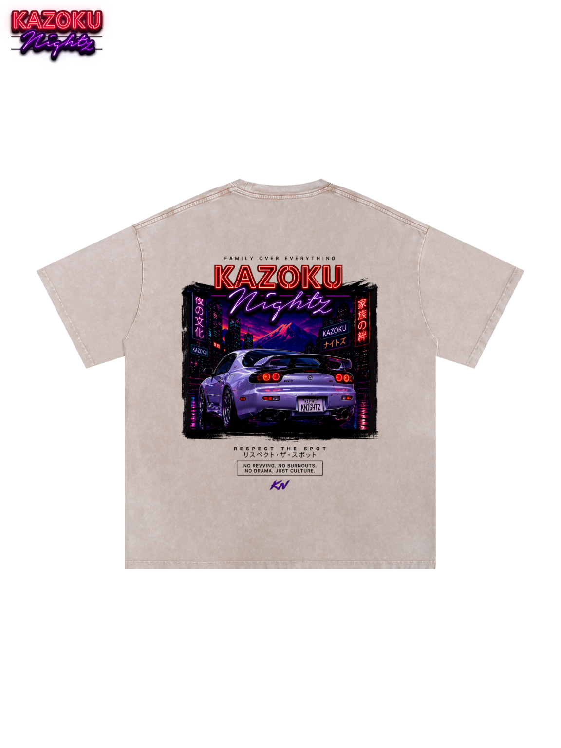 KN - Neon Legends Series - Mazda RX-7 T-Shirt